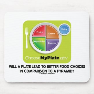 Will A Plate Lead To Better Food Choices Pyramid Mouse Pads