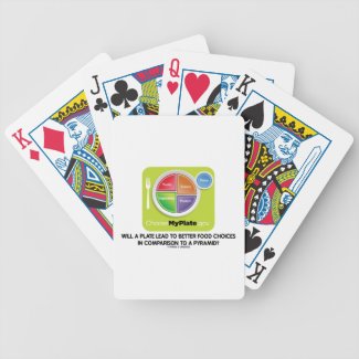 Will A Plate Lead To Better Food Choices Pyramid Bicycle Card Deck