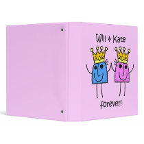 Will and Kate Vinyl Binders