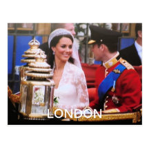 Will and Kate Royal Wedding Postcards