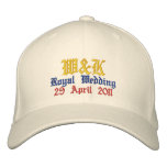 Will and Kate - W &amp; K Commemorative Hat Embroidered Baseball Caps