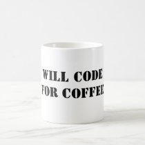 Will code for coffee mugs