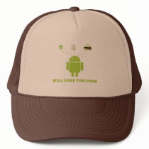 Will Code For Food (Android Software Developer) Trucker Hats