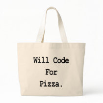 will code for pizza bag