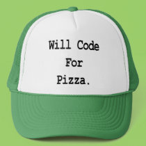 will code for pizza hats by geekme will code for pizza hats