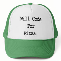 will code for pizza hats by geekme will code for pizza hats