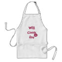 Will Cook for Sex! aprons
