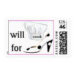 Will Cook for Shoes stamp