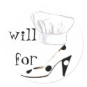 Will Cook for Shoes stickers