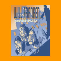 Will Franken Good Luck Post Card postcards