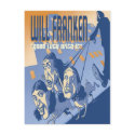 Will Franken Good Luck Post Card postcards