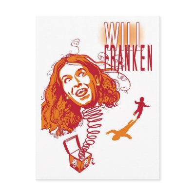 Will Franken Jack in Box Post Card by storbang
