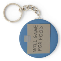 Will Game For Food Key Chains