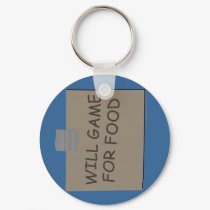 Will Game For Food keychains by thefrozenduck Will Game For Food keychains