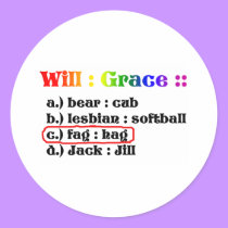 Will : Grace :: stickers