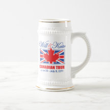 WILL & KATE CANADIAN TOUR COFFEE MUGS