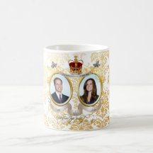 Will+Kate wedding, DIY color!! Mug