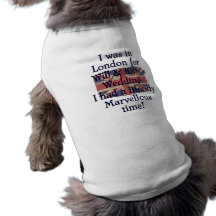 Will & Kate's Wedding Doggie Shirt