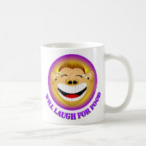 Will Laugh for Food mugs