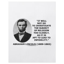 Will Not Do To Investigate Religion Too Closely Flyers