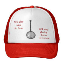 Will play banjo for food Hat