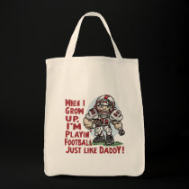 Will Play Football Like Daddy Shirts Gifts bags