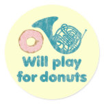 Will Play Horn for Donuts stickers