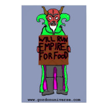 Will Run Empire For Food posters