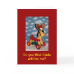 Will Santa? Christmas card or  job encouragement