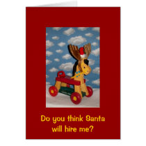 Will Santa? Christmas card or  job encouragement
