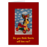 Will Santa? Christmas card or  job encouragement