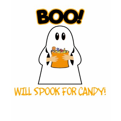 Will Spook for Candy T-Shirt by ironydesign