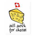 Will Work For Cheese Postcards