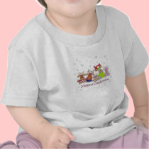 Will Work For Santa Merry Christmas Baby T-Shirt t-shirts