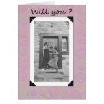 Will you Be in my wedding? Greeting Cards