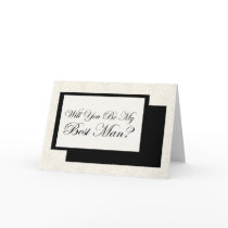 Will You Be My Best Man? cards