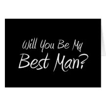 Will You Be My Best Man? Card