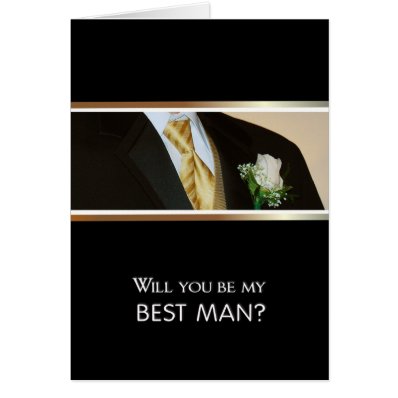 Will You Be My Best Man? Card