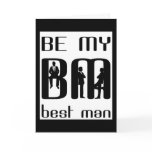 Will You Be My Best Man Greeting Card