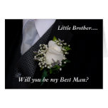 Will You Be My Best Man Little Brother cards