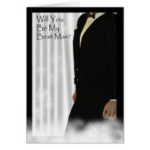 Will you be my Best Man? wedding invitation card