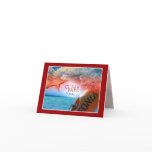 Will you be my bridesmaid? beach theme greeting cards