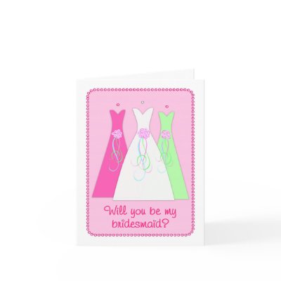Will You Be My Bridesmaid? Greeting Card by SquirrelHugger