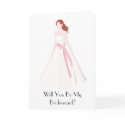Will you be my bridesmaid? cards