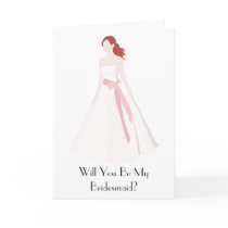 Will you be my bridesmaid? cards