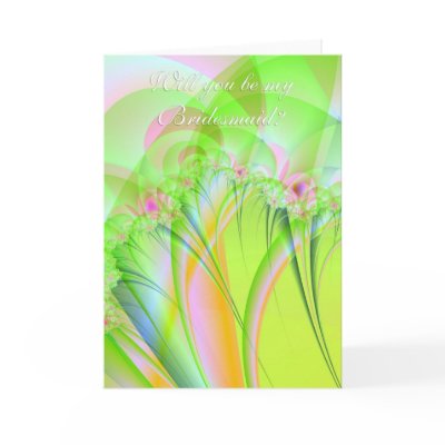 Will You Be My Bridesmaid? Card by ingewillsen