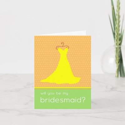 Will You Be My Bridesmaid? Greeting Cards