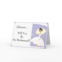 Will You Be My Bridesmaid Card-Personalized