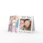 Will You Be My Bridesmaid Card-Personalized