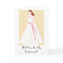 Will you be my bridesmaid card - Wedding Accessory